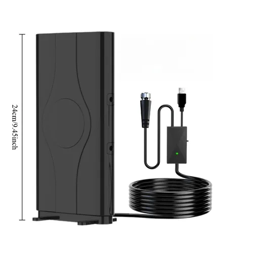 Imagen 2 del producto Antena de TV Digital HDTV 2025 para interiores y exteriores DTMB ATSC onda terrestre 166 pies recepción de señal estable de doble uso