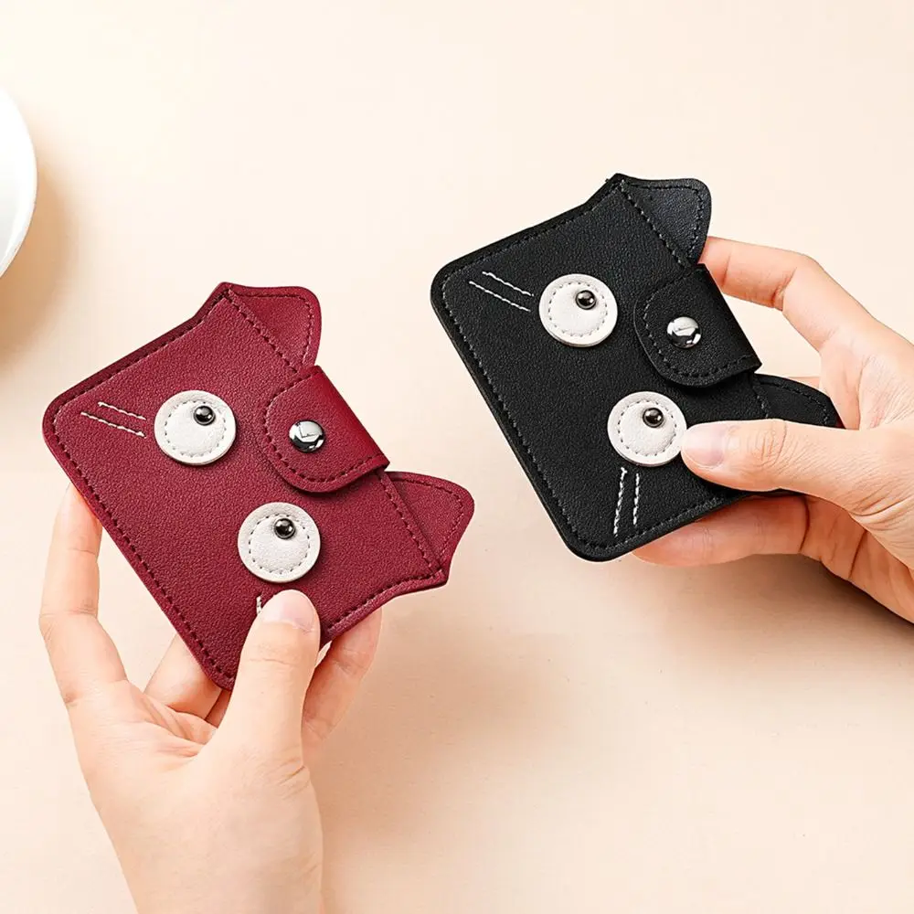 

Прочный милый кошелек для монет с котенком, ультратонкий мини-клатч, держатель для карт