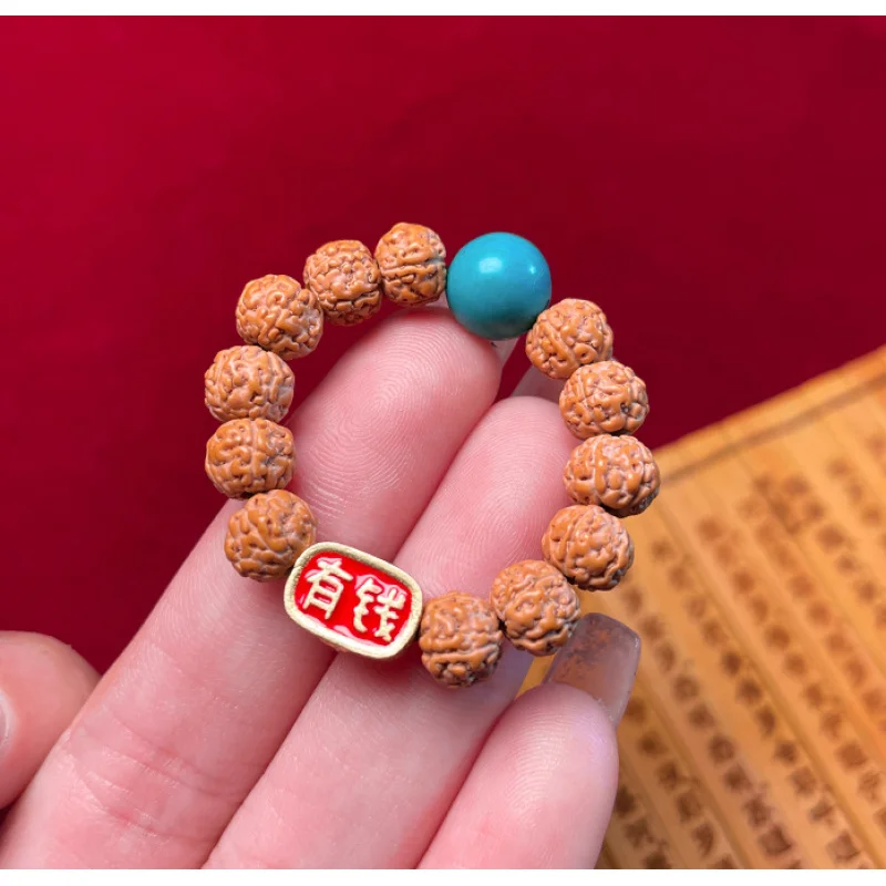 Jingang Pipal Tree Seed Crafts Beads Men And Women Pliable Temperament Fingertip Hand Toy Small B Bag Chamrs Pray for peace Safe