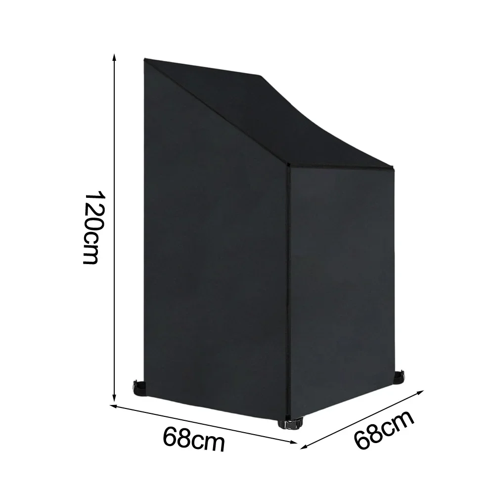 Patio Furniture Cover For Stacking Chairs, 210D Oxford Waterproof Dustproof Cloth Outdoor Furniture Protector