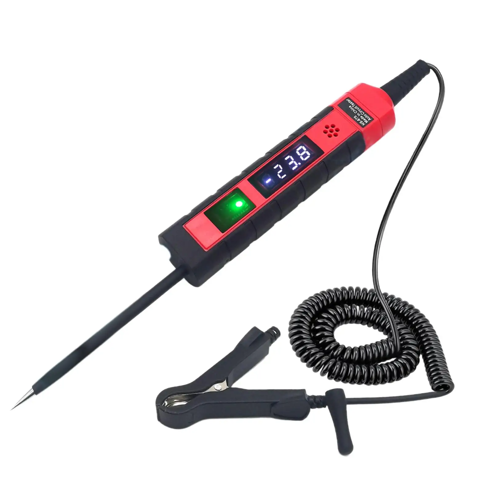 

Digital LED Circuit Tester Multipurpose with 3.6M Spring Wire Voltage Tester