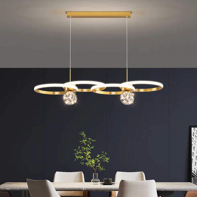 Modern dining room lamparas decoracion hogar moderno smart Pendant lights decoration salon Chandeliers for dining room