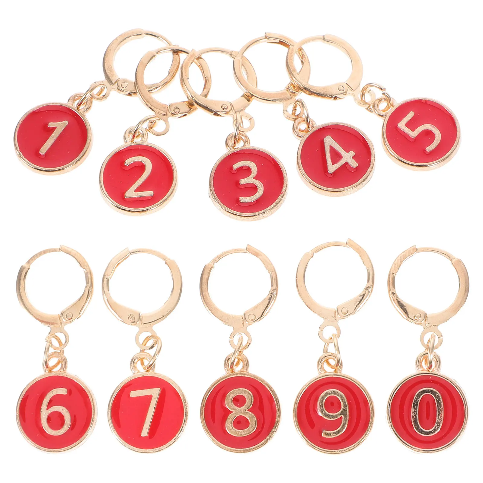 

Recorder Knit Row Counter Alloy Knitting Stitch Markers Counters Circular Metal