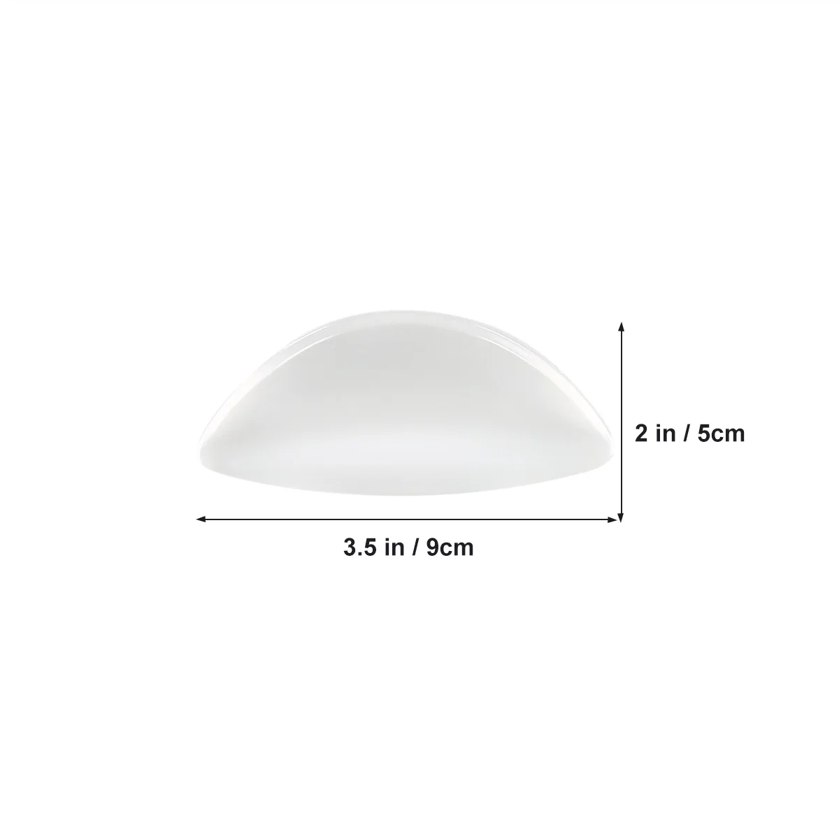 Plantillas de soporte de arco de Gel, almohadilla adhesiva para pies planos de 3,5x1,8 pulgadas, almohadilla de masaje ortopédica, herramienta para el cuidado de los pies