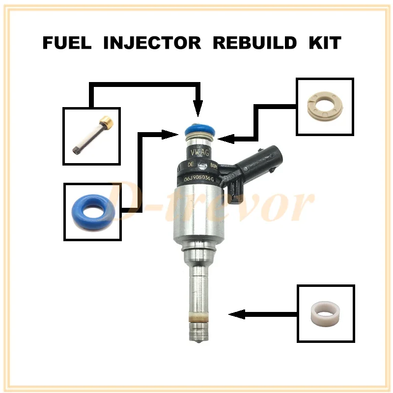 Fuel Injector Repair Kits for 06J906036N FITS AUDI A6 A8 Q3 Q5 TT 2.0 TFSI 06J906036G