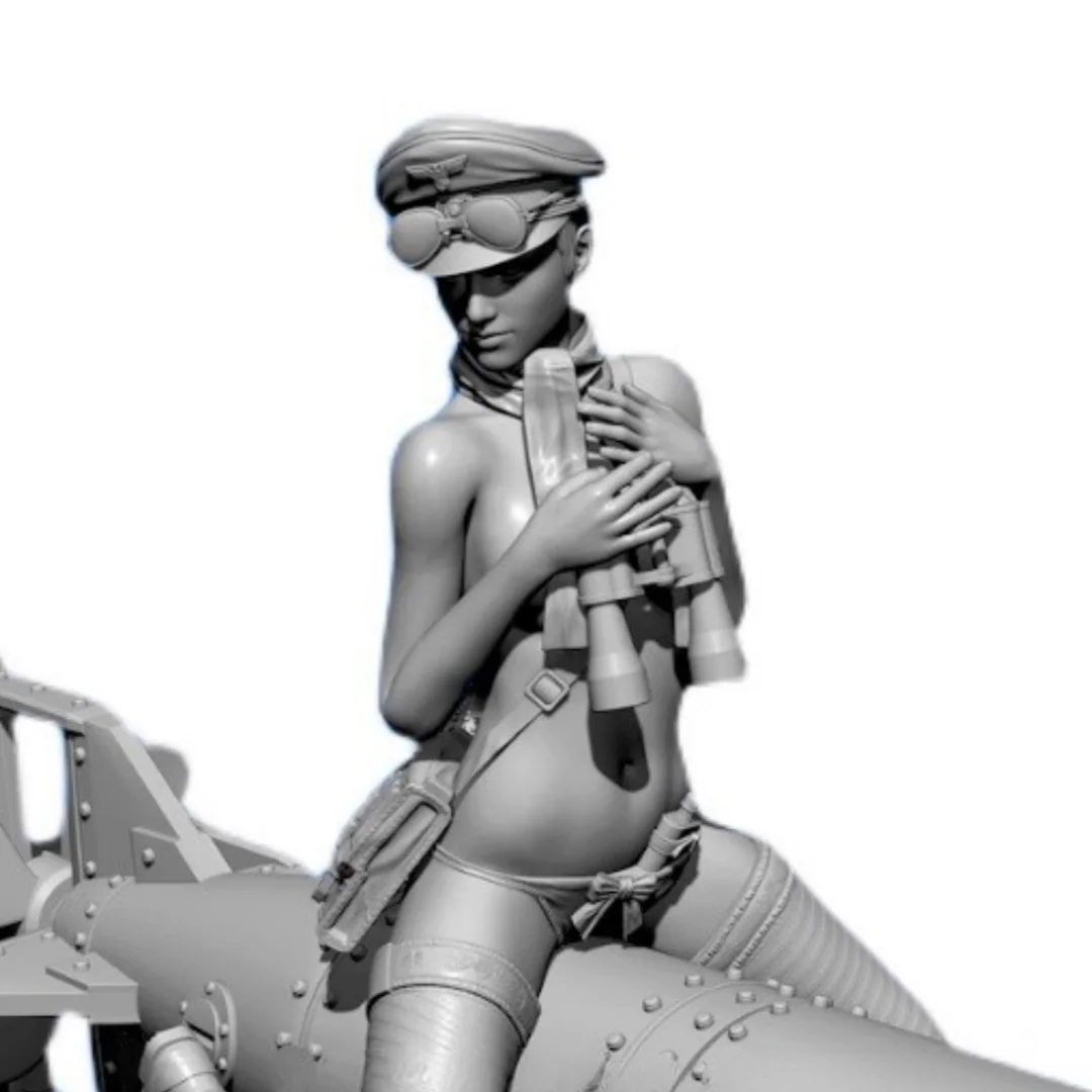 

Фигурка Rocket Girl из полимерной смолы, миниатюра в масштабе 1/35, набор для сборки, несобранная диорама и неокрашенные фигурки, игрушки