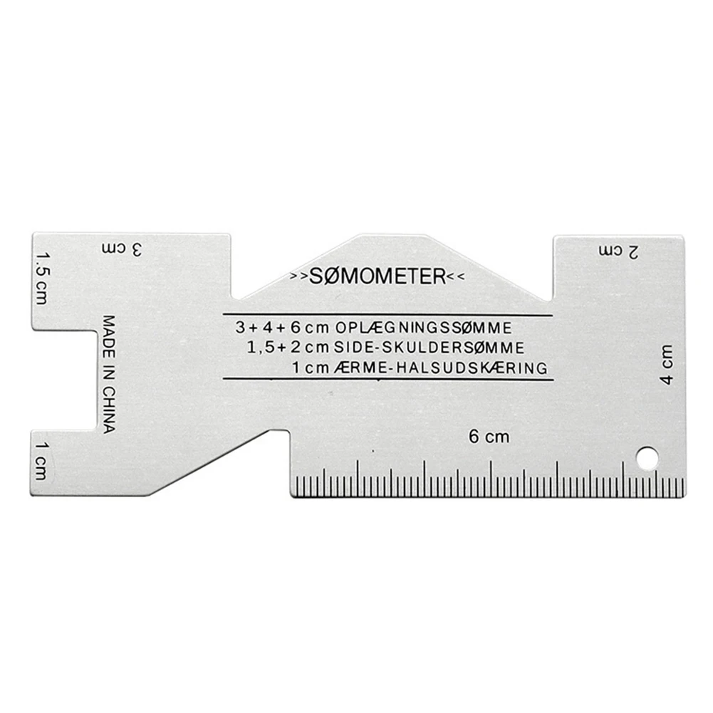 Seam Measuring Gauge for Tailor Quilting Metal Ruler Template For Precision Tool for Sewing and DIY Patchwork Crafts