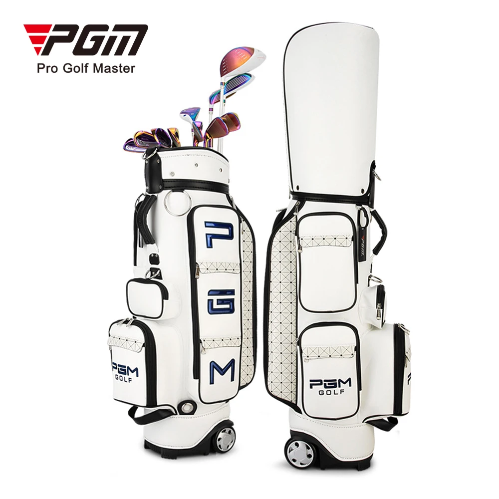 

PGM Golf Bag Ladies Standard bag ball bag Hidden pull rod with pulley factory direct for teams