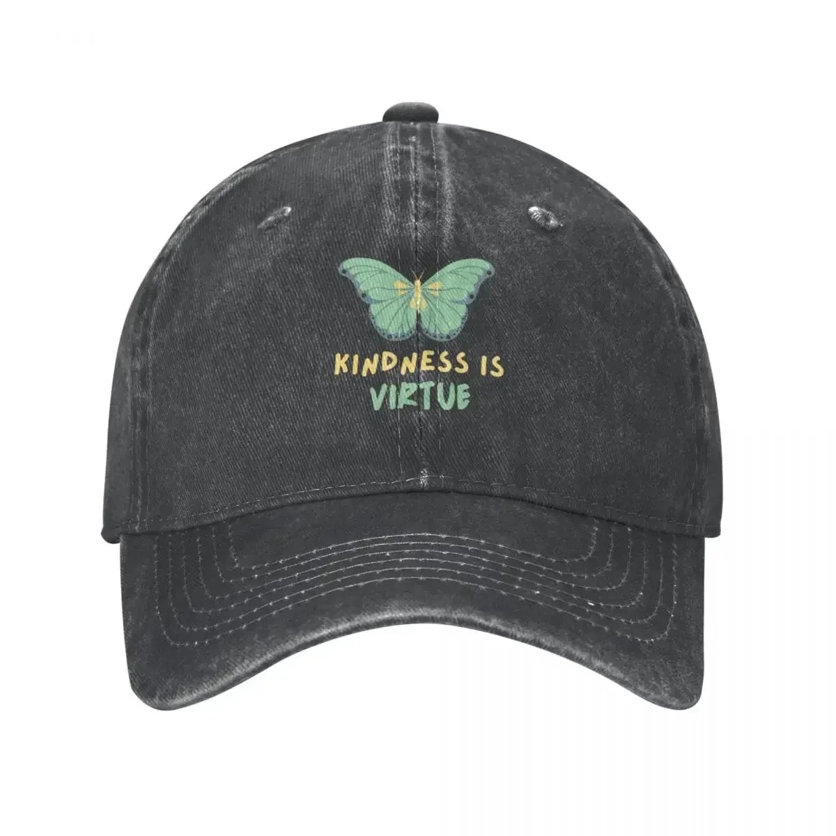 Kindness is Virtue-colored text typography design,inspirational quotes,motivational quotes,bottarfIy lovers Cap Cowboy Hat