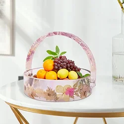 Large Ice Bucket Baskets Silicone Molds DIY Handmade Beer Barrel Food Fruit Candy Flower Wine Beer Storage Epoxy Resin Mold