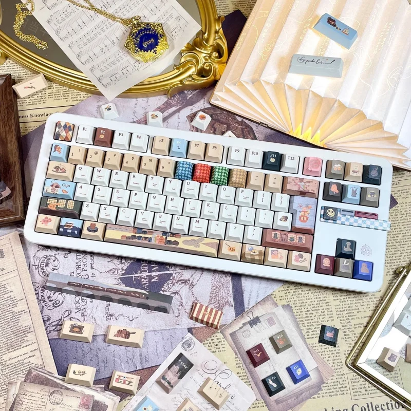

Колпачок Diagon Alley Keycap135KeyPBTC, оригинальная сублимационная оригинальная заводская подходит для сбора/механических клавиатур, таких как Meijia Lion