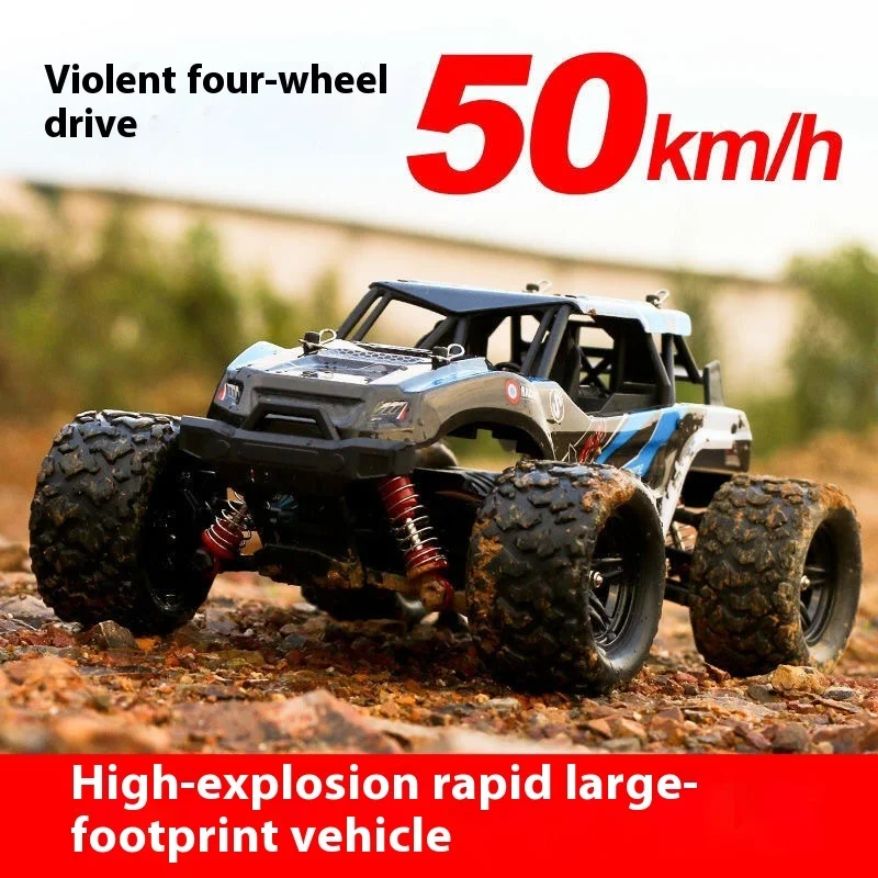 1/16 Schaal Professionele 4x4 RC Auto Hoge snelheid terreinwagen 2.4G 50 km/u Instapniveau met geëmuleerd differentieel