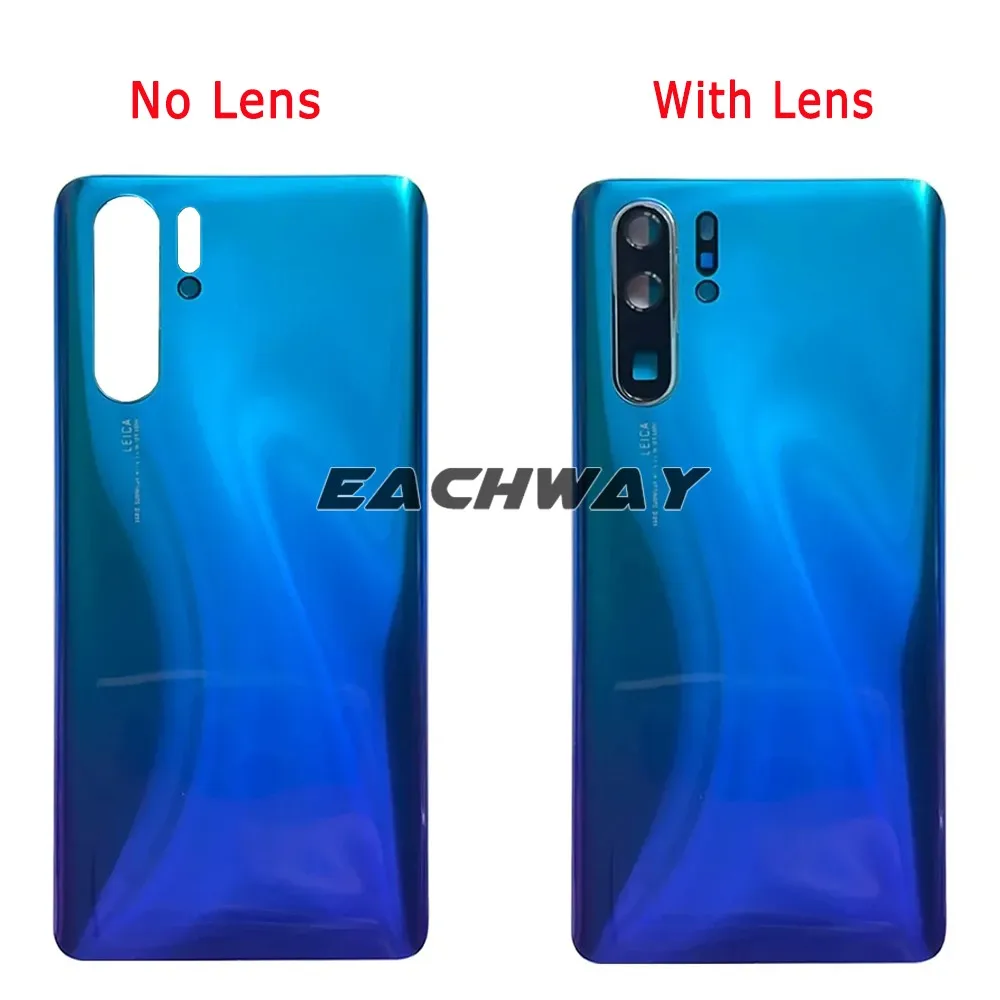 Glass For Huawei P30 Pro Battery Cover Rear Door Housing Back Case Replacement For Huawei P30 Battery Cover With Camera Lens