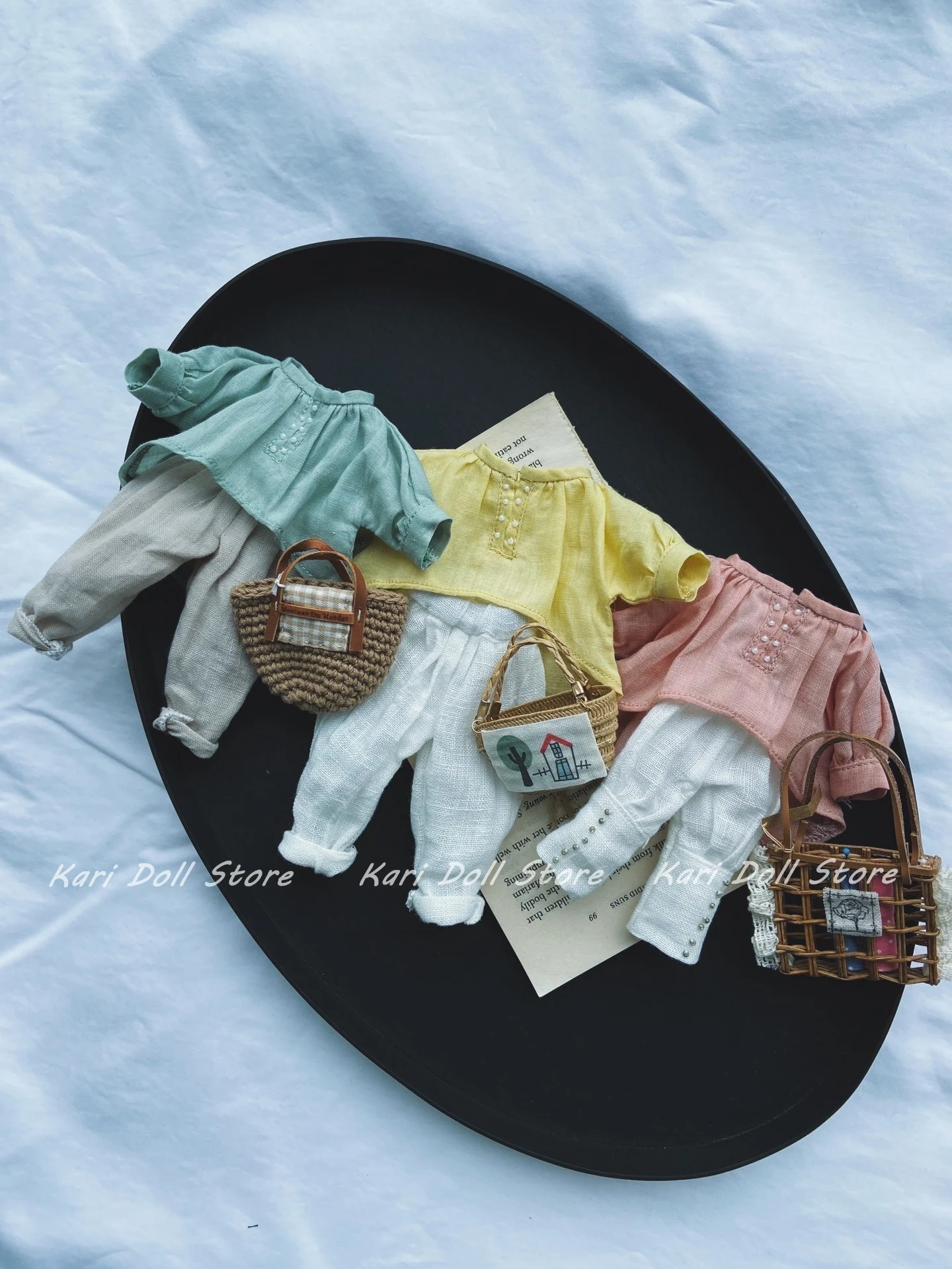 

Комплект одежды и юбок для кукол Kari 2026: летний японский стиль, разноцветный, для кукол Landazz и Landoudou