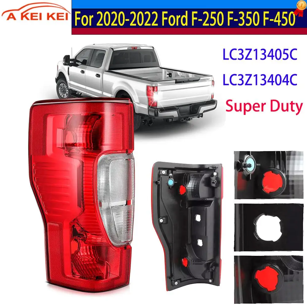 

LC3Z13404C For Ford F-250 350 450 Super Duty 2020-2022 Tail Light Assembly W/O Blind Spot Rear Without Bulbs Car Accessories