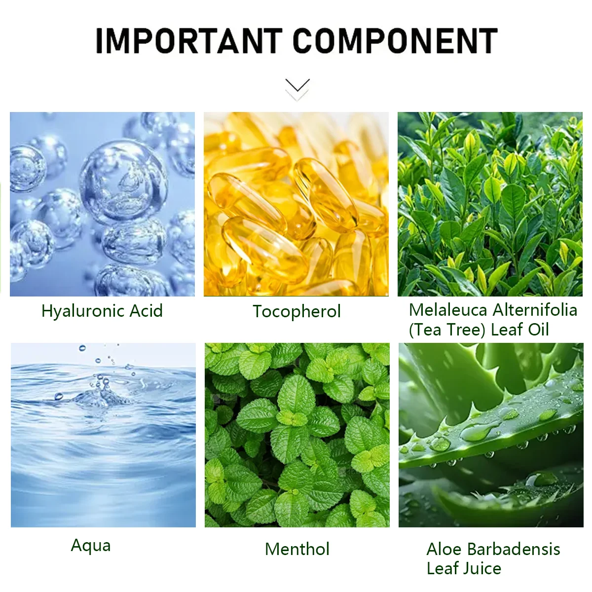 كريم زيت شجرة الشاي والثلج المائي - فيتامين E الألوة فيرا المنثول يهدئ القدمين غير دهني سريع الامتصاص 60 جرام صافي #5