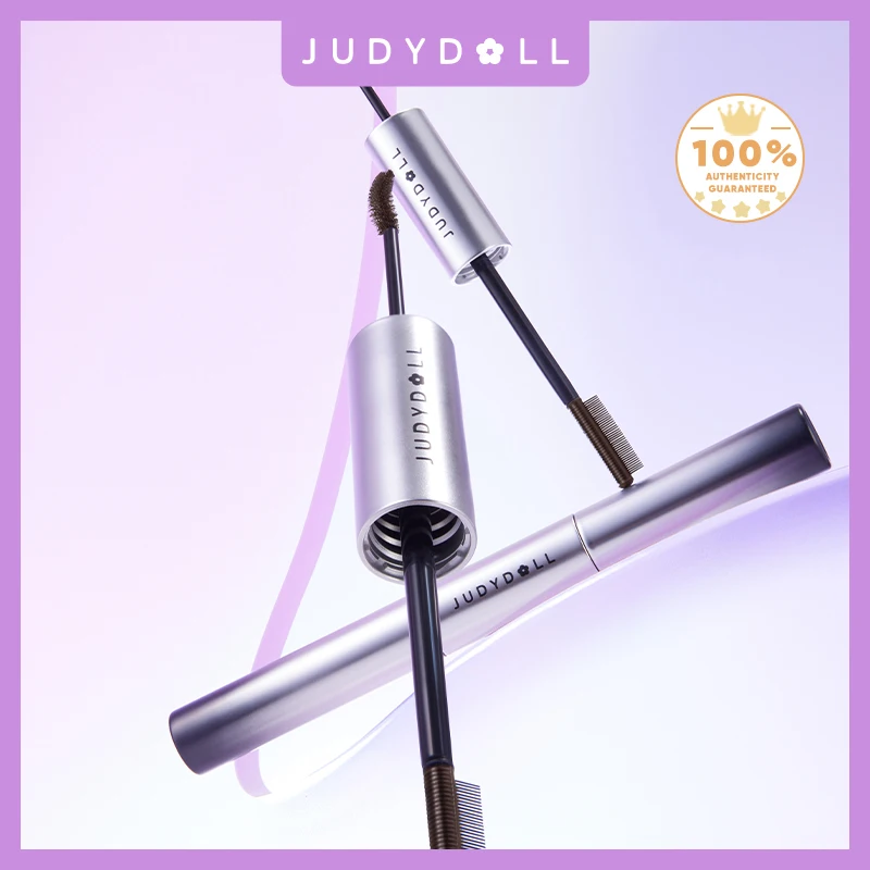 Judydoll Dual-End Mascara สูตรเพิ่มวอลลุ่มและเพิ่มความยาว กันรอยเปื้อน ยกขนตาสําหรับขนตาที่หนา ม้วนงอ และฟูลเลอร์ตลอดทั้งวัน