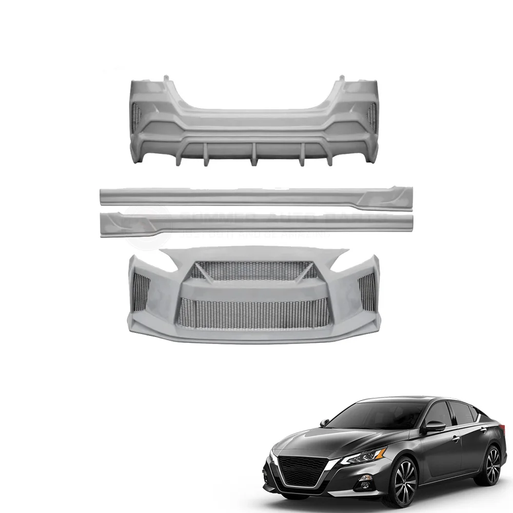 Altima/teana GTR Body Kit for Nissan PRIMER ALTIMA Sentra 2020 Black and Silver Front Bumper Gypsophi VW GOLF 8 GTI 5sets