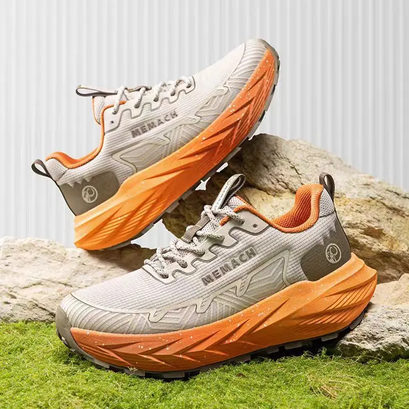 

Мужская износостойкая и амортизирующая обувь MEMACH из сетчатого материала, дышащая и нескользящая, универсальная спортивная обувь для активного отдыха 26002