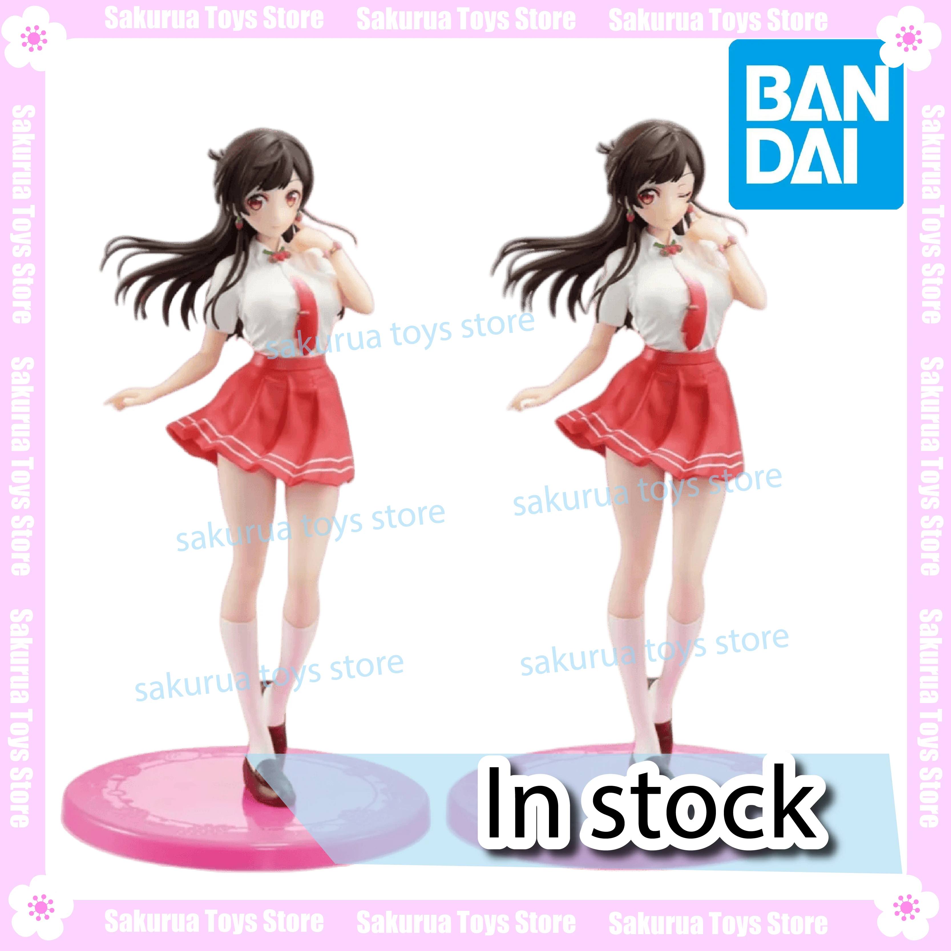 Op voorraad, Chizuru Suwon, Uniform, Huur vriendin, Tevredenheid 5-figuren, Bandai, Beloning, Echt, Actiepop Collectiegeschenken