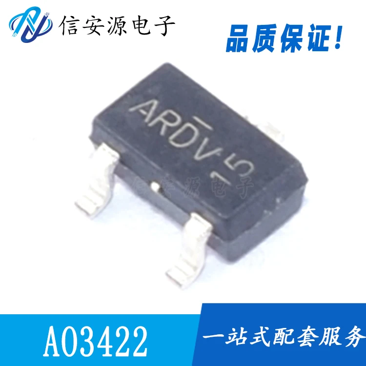 Tube MOS à canal N, sérigraphie AR SOT-23, AO3422 GX3422, 55V, 2.1A, nouveau, 100%, 512 inaux, 50 pièces