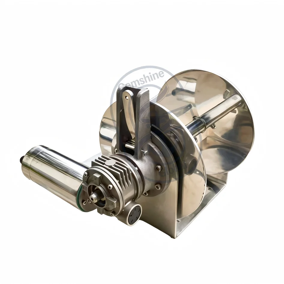 Mirror Polish Marine Multifunctional Capstan 12V Electric Motor 400W-2500W Yacht Anchor Winch Windlass Capstan Marine Hardware
