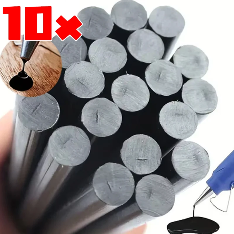 Hot Melt Glue Sticks Body Dent Repair Strong Adhesion Puller Tools Black Melt Glue Stick Paintless Removal Repair Strips