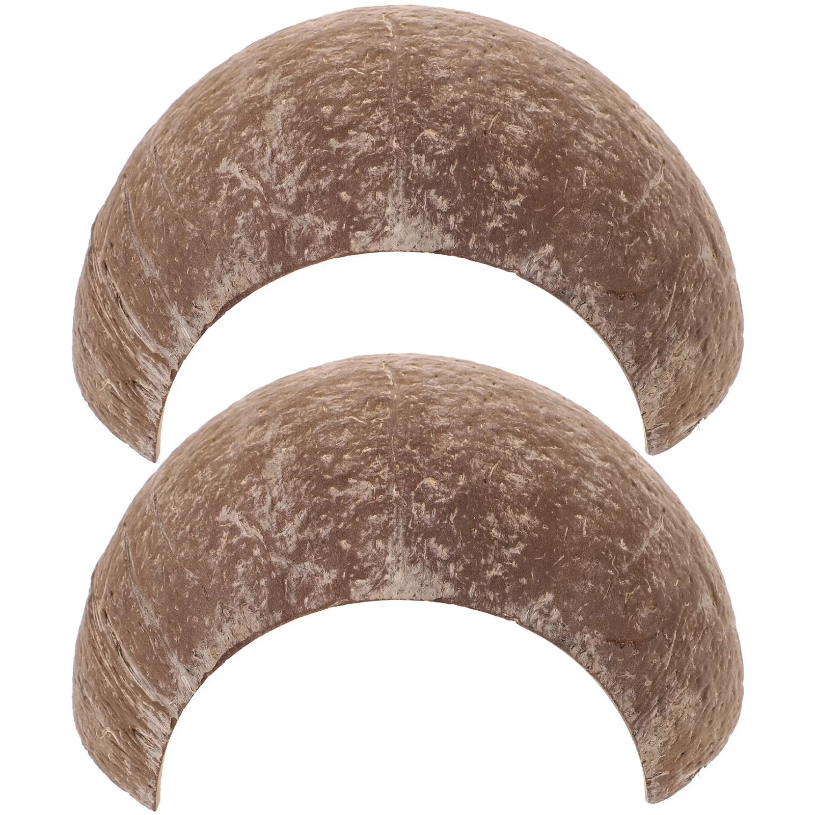 

2Pcs Reptile Shelter Coconuts Shell Hideout Natural Reptile Box Hiding Cave Decorative Lizard Hide Gecko Tank Accessories