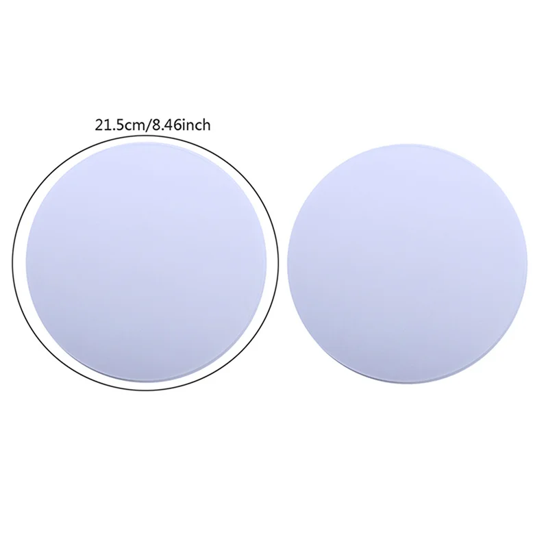 2pcs 4/6/8 Inches Cake Applicator Baking Novice Cream Flattening Tool Acrylic Transparent Home Kitchen Caking Tools
