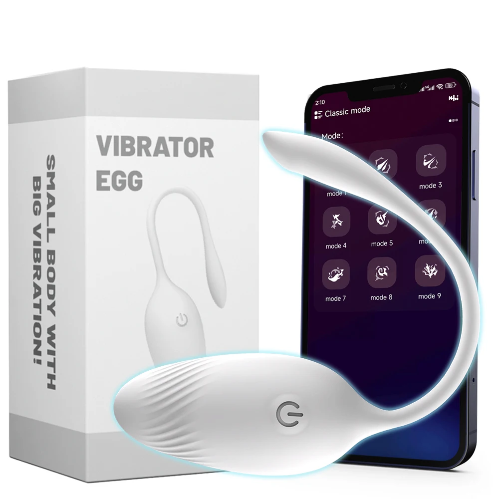APP Controlled Vaginal Vibrators G Spot 9 Speed Anal Vibrating Egg Massager Wearable Stimulator Adult Sex Toys for Women Couples
