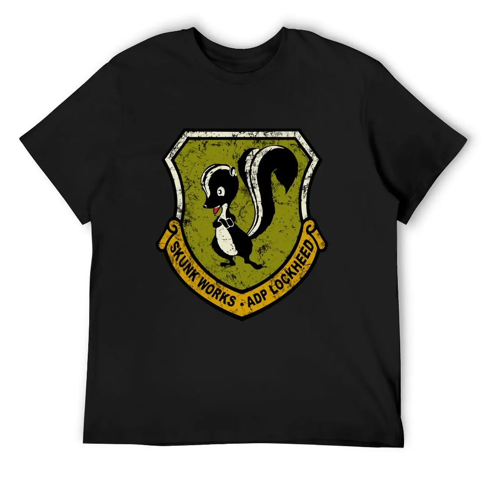 Skunk Works T-Shirt graphic t shirt vintage plus sizes Aesthetic clothing slim fit t shirts for men