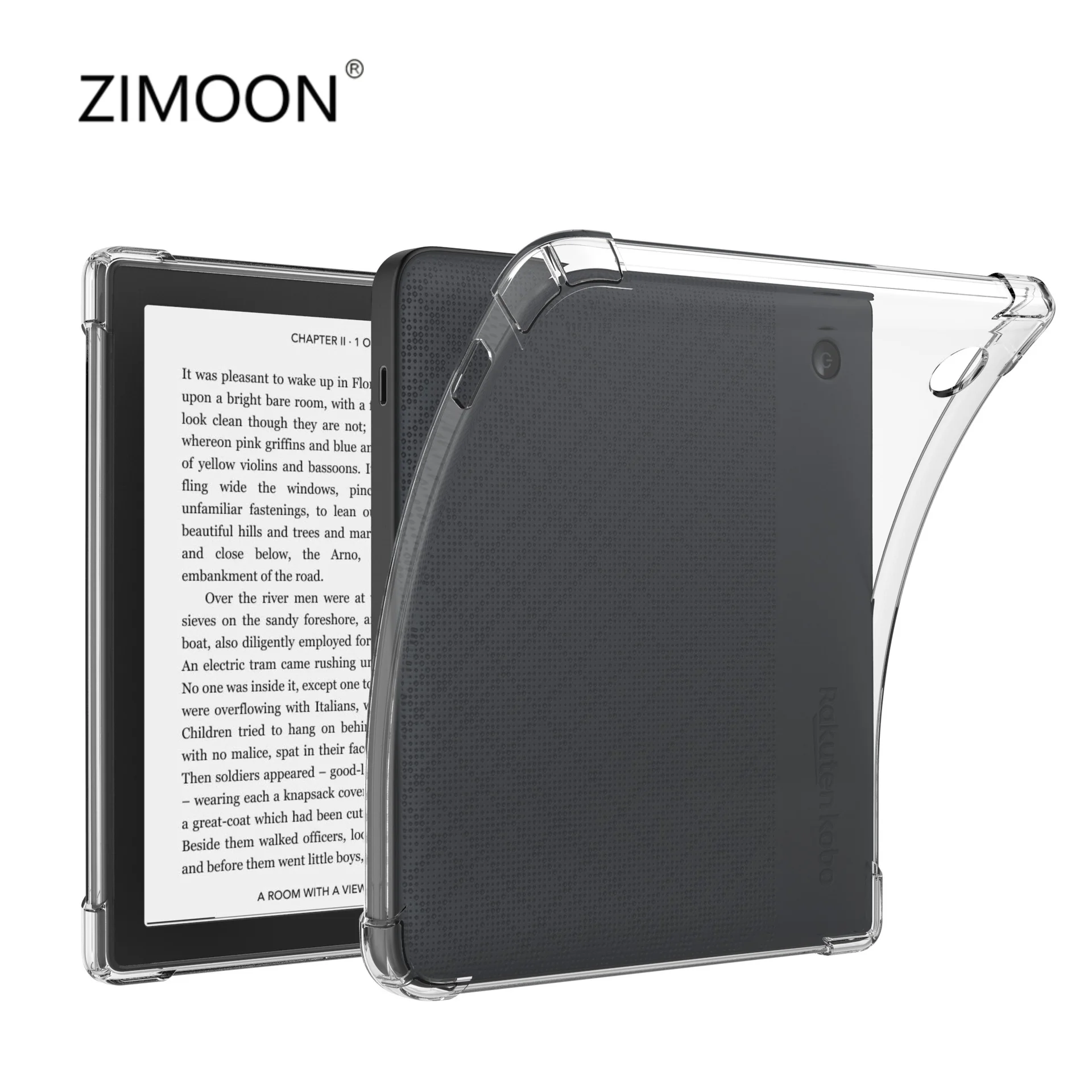 For Kobo Libra Colour/2/H2O Transparent Case for Kobo Nia Premium Soft Cover for Clara 2E/HD Protective Slimshell