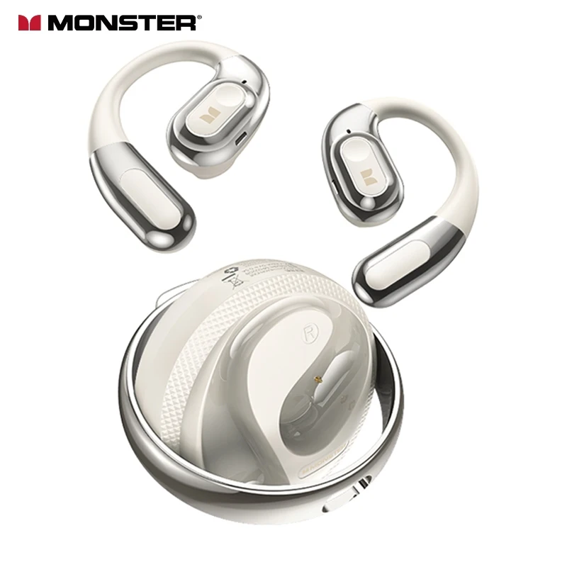 Monster OPen Ear AC330 Wireless Bluetooth 5.4 Earphone ENC Call Noise Reduction High-end Headphones  IPX5 Waterproof Headset