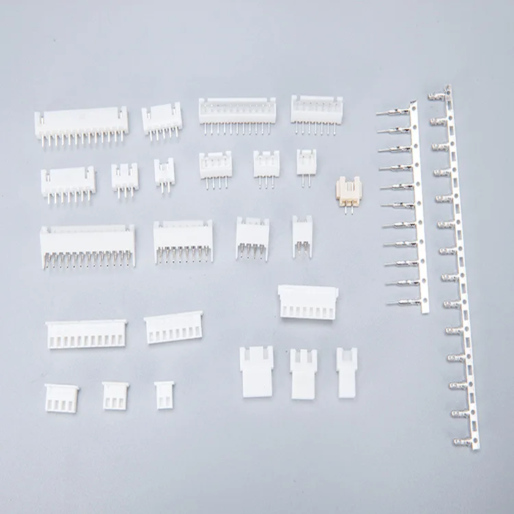 Xh2.54 Pin Socket Recht Gebogen Pin Connector XH-2A-4P-5A-6AWD Met Positionering Pin Houder