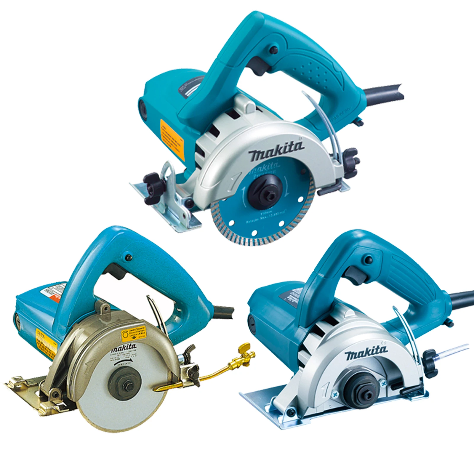 Imagem -02 - Makita Cortador de Mármore Máquina de Corte 4100nh Mão 4100nh3 Máquina de Corte 4100nh2 para Telha Pedra Metal Grooving Serra Elétrica