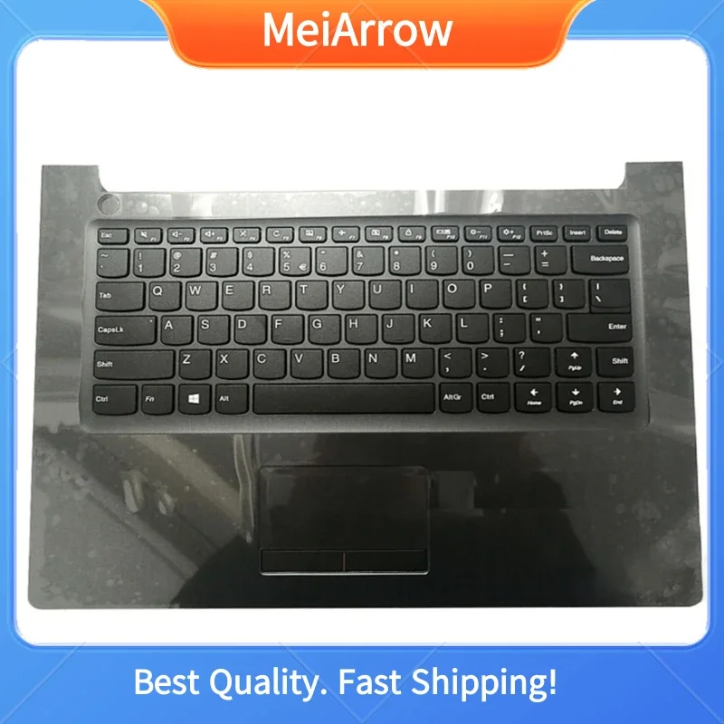 MEIARROW       New For Lenovo ideapad 310-14 310-14ISK 510-14ISK Palmrest US Keyboard Upper Case Cover Touchpad 5CB0L35689