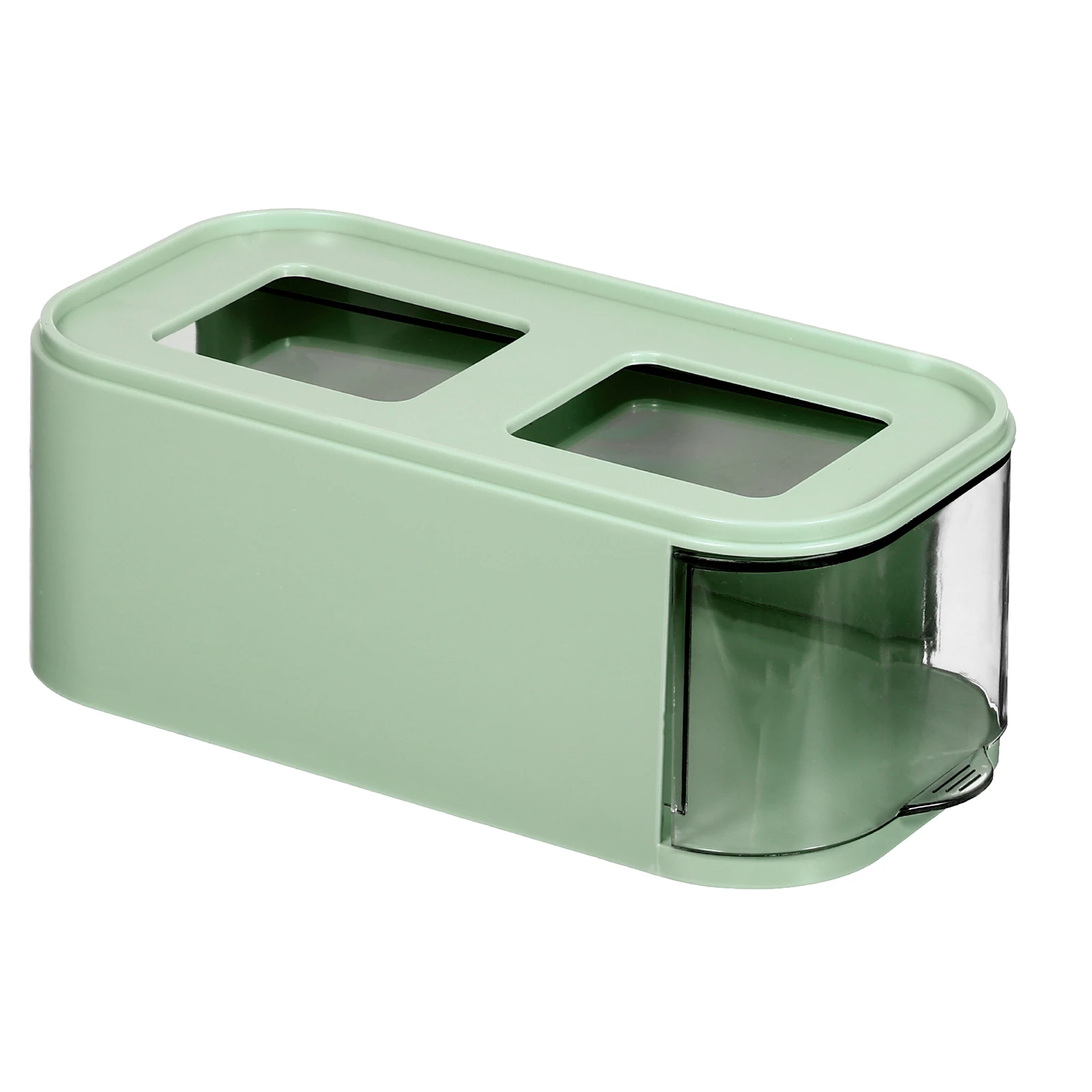 

Green Desktop Storage Drawer Plastic Stackable Desk Organizer Makeup Brush Stationery Box Storage Container for Office Supplies