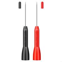 2025 New 1 mm Back Probe Pins Insulation Piercing Needle Non-destructive Needle Tip Multimeter Probes Stainless Steel Tips 2 Pcs