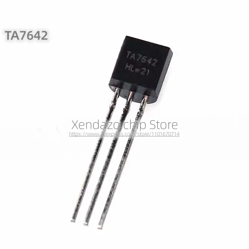 10 unids/lote TA7642 7642 TO-92 paquete Original genuino FM chip procesador de frecuencia intermedia