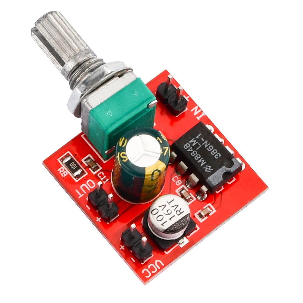 LM386 Power Amplifier Audio Board Mono Sound Amplifier 0.5W Mini Amplificador Speaker Home Sound Theater DIY