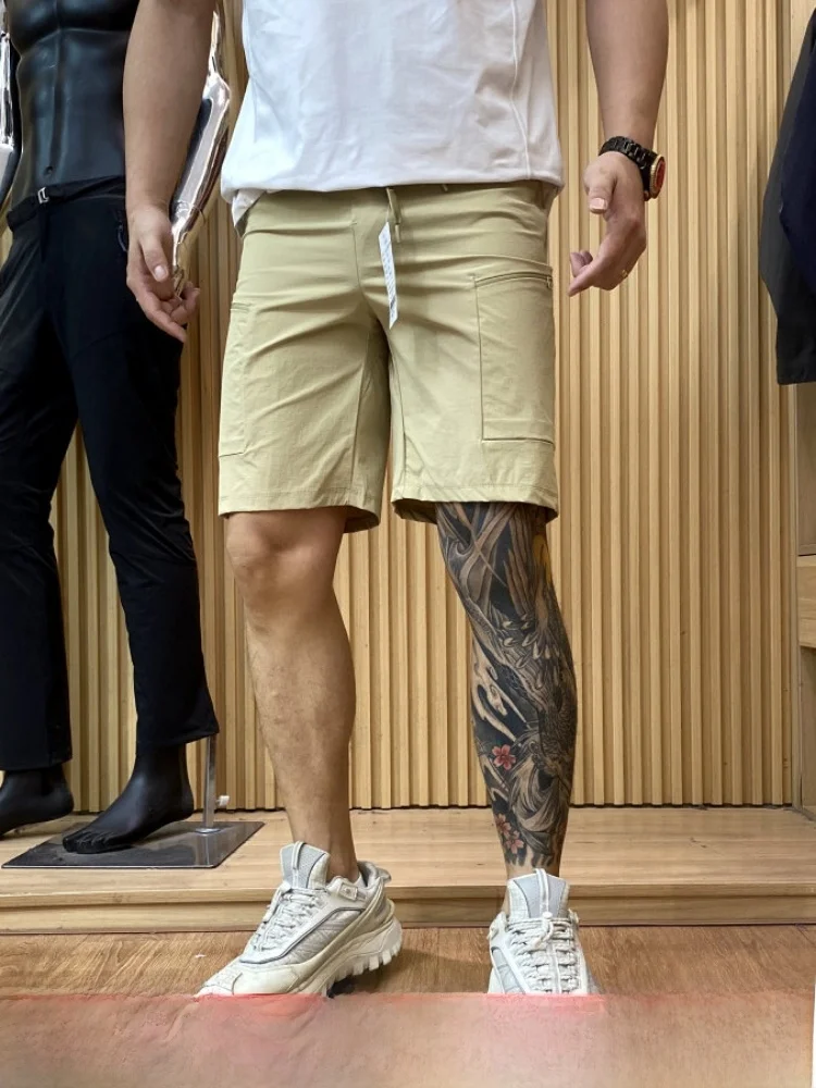 Functional Lightweight Quick-Dry Breathable Summer Men's Outdoor Casual Loose Workwear Shorts Comfortable Nylon Fabric