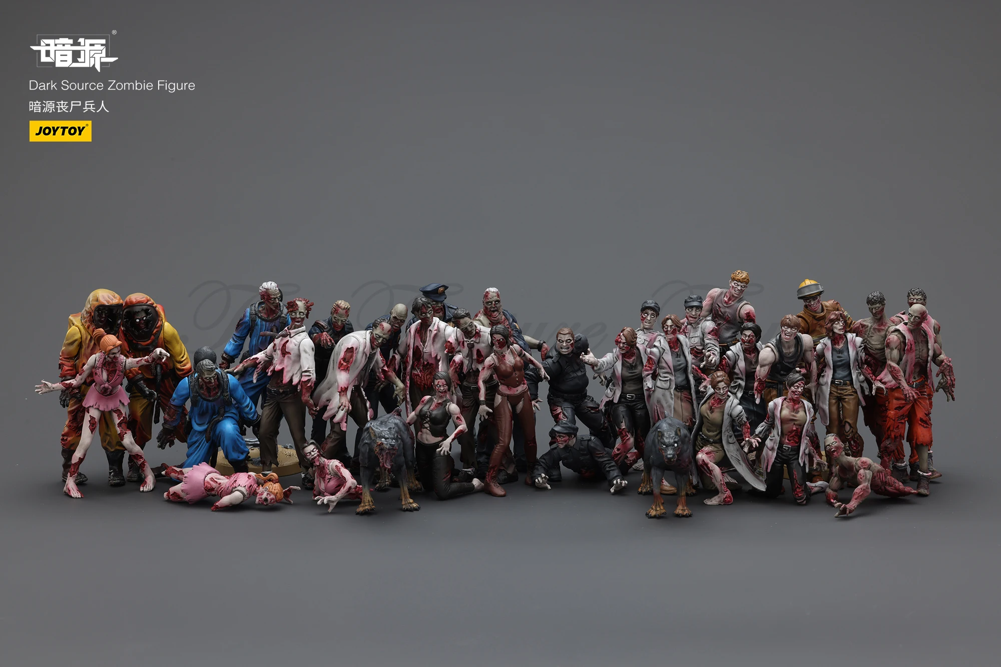 [NA STANIE] JOYTOY 1/25 Figurka Akcji Dark Source Zombie Zestaw Figurek Anime Zabawka Militarna