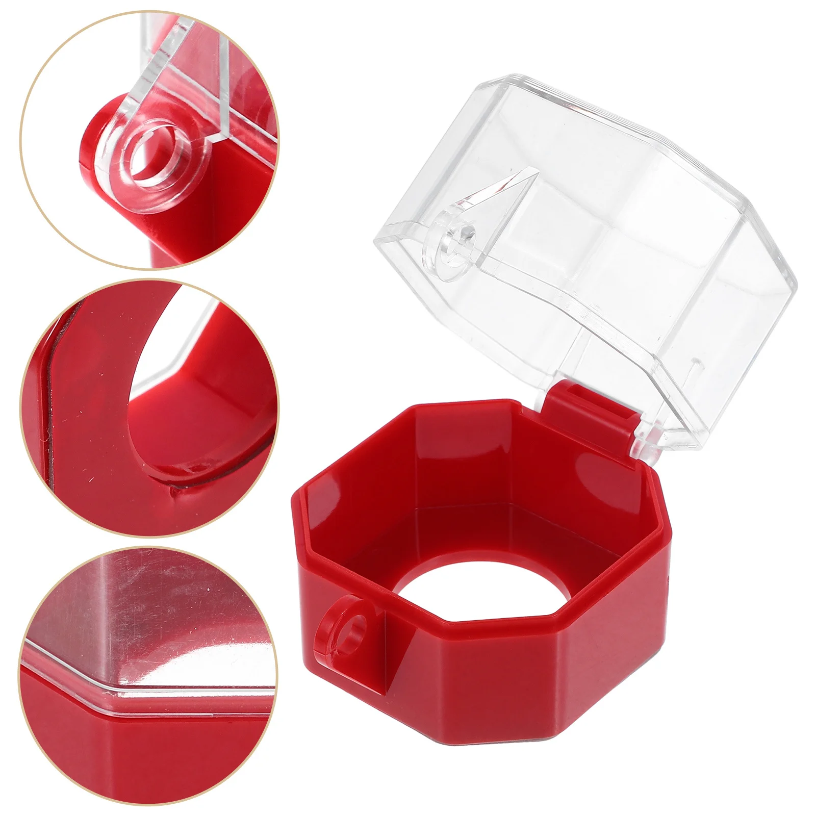 

Power Button Durable Plastic For Electrical Equipment Safety, Tool-Free Installation, Multi-Use Solution For
