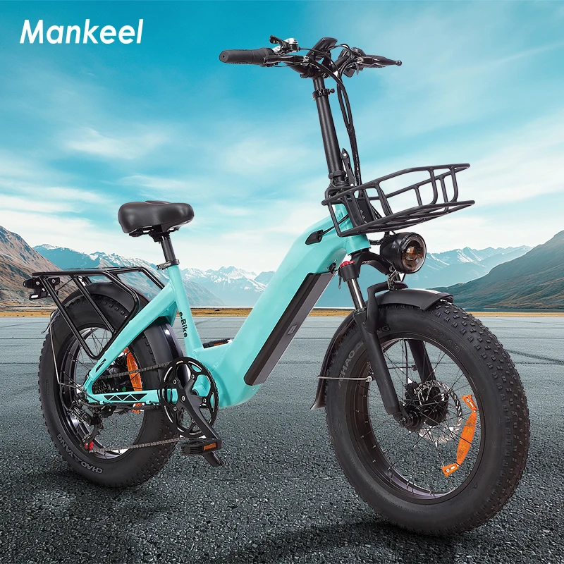 Mankeel Adults Electric Bicycle 48V 12AH 500W Motor E Bike Off Road 20