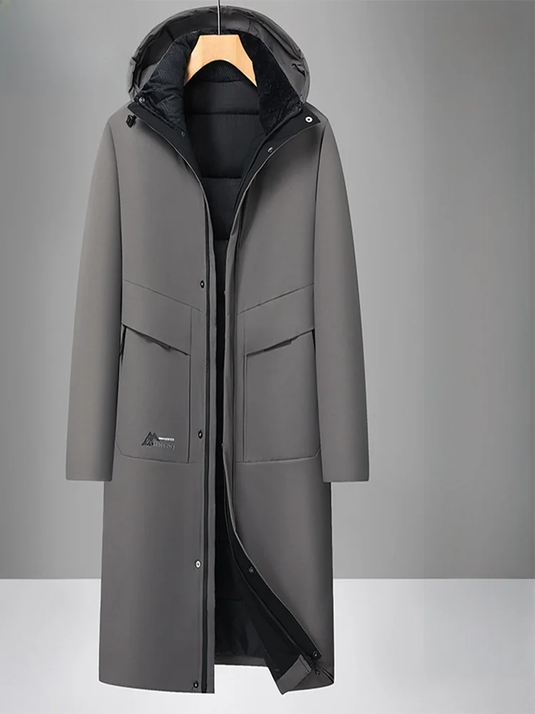 

TUCANO Men's Long Cotton Jaet 2025 Winter New Casual Faion Cotton Windbreaker Coat Men Polyester Fiber 00% Stand Fit