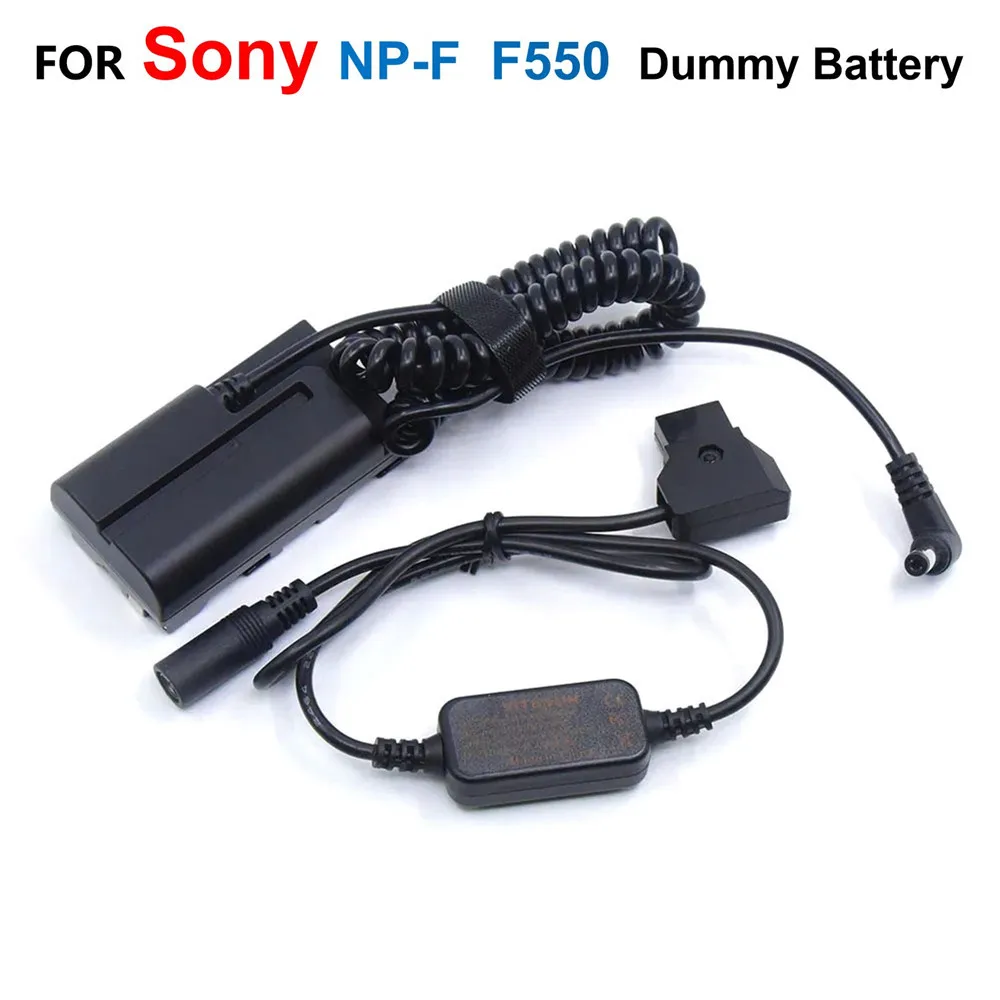 

D-Tap 12V-24V Step-Down Power Cable+NP-F Fake Battery DC Coupler F550 F750 F770 F960 F970 Fit DK-415 For Sony HXR-NX5 PXW-Z150