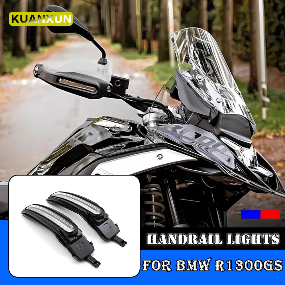 

Protectores de manos para motocicleta con luces LED, guardamanos para Motor, protectores de manos para Motocross, accesorios apt