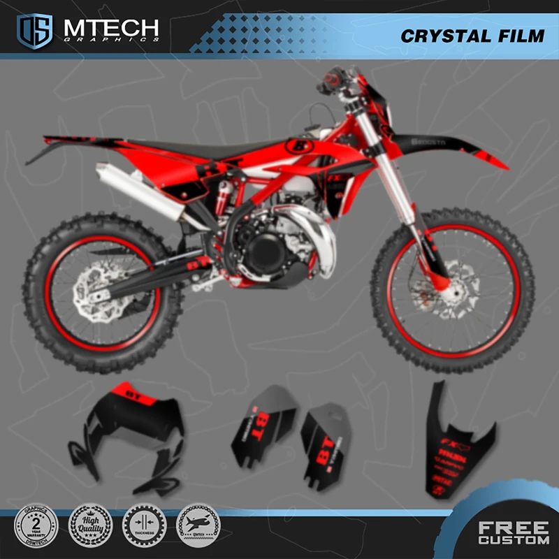 DSMTECH Custom Backgrounds Graphics Decals Sticker Kits for Beta Xtrainer 150 200 250 300 350 400 450 2023 2024 2025 004