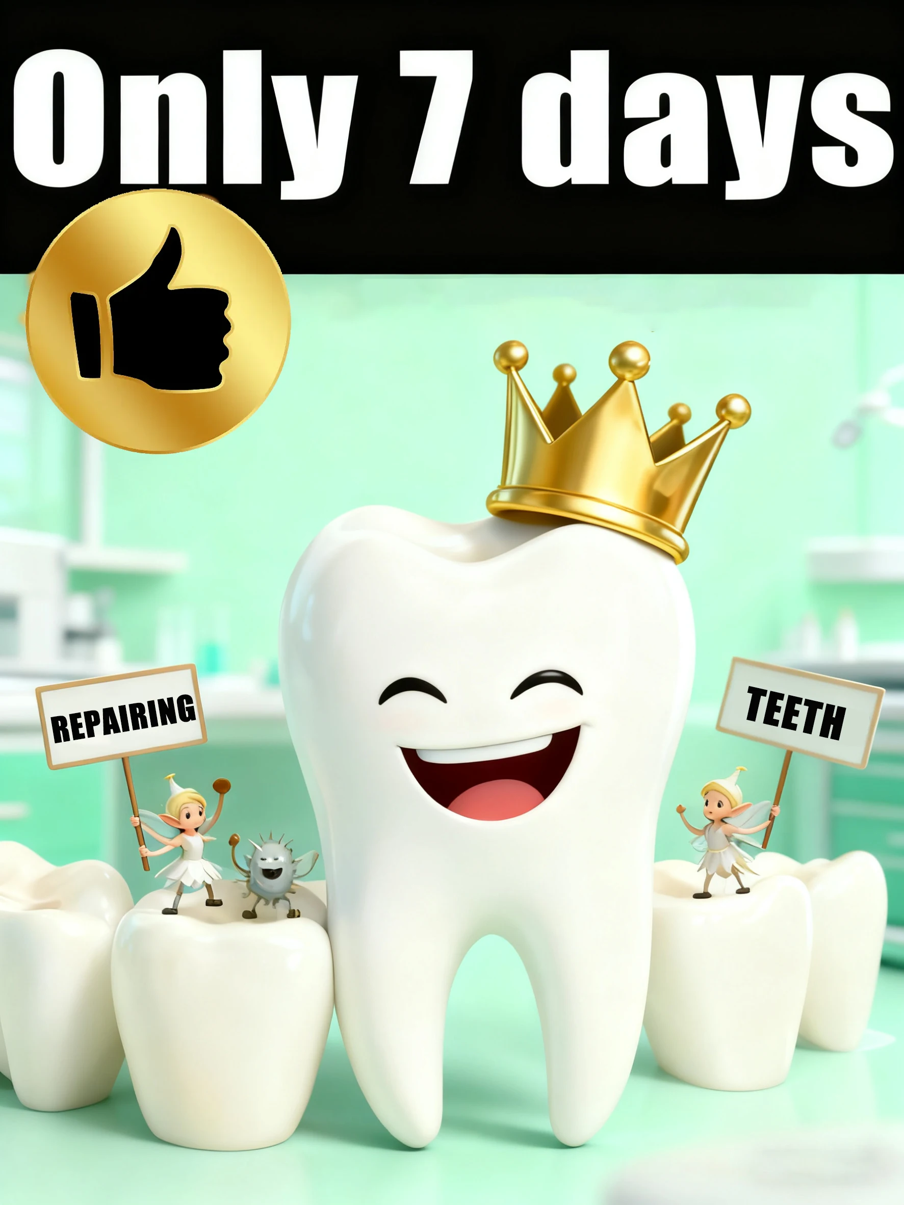 [7-Day Whitening] Deeply cleans stains, removing coffee and tobacco stains with a single wipe, restoring natural shine.