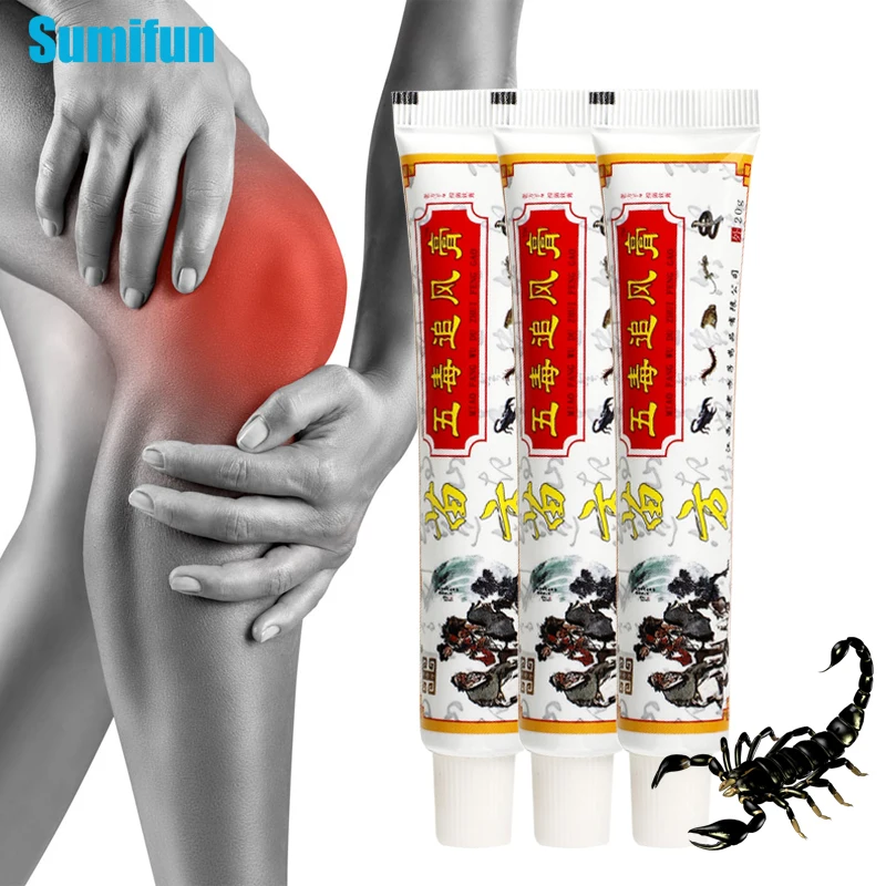 

1/2/3Pcs Scorpion Venom Balm Joint Analgesic Ointment Muscle Knee Pain Relief Medical Plaster Arthritis Rheumatoid Care Cream